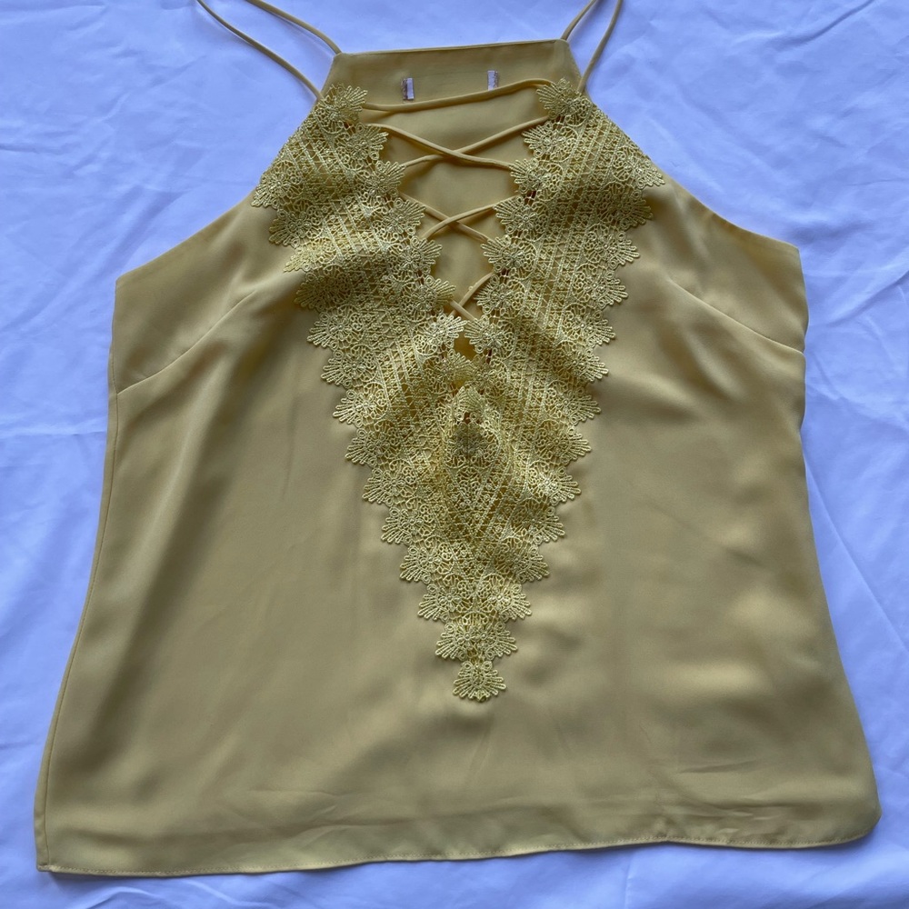 Yellow blouse